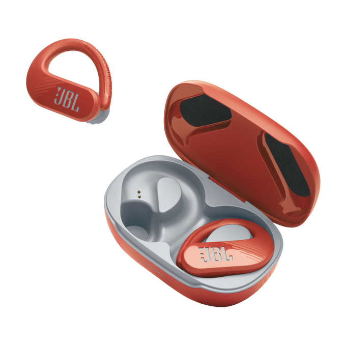 JBL Endurance Peak 3 - Coral - Dust and water proof True Wireless active earbuds - Detailshot 8 image number null